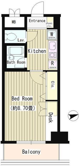協和高輪マンション（203） 間取り図画像