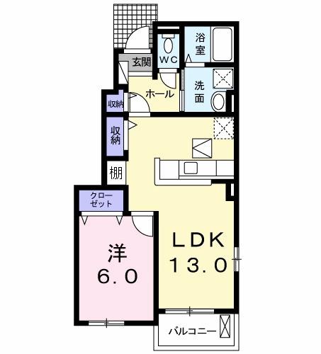 カーサ・フェリーチェ（101） 間取り図画像