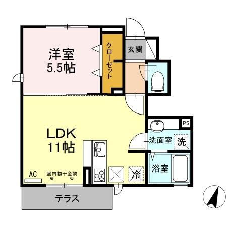 アゼリアテラス（101） 間取り図画像
