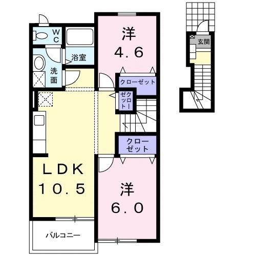 フィオーレ（203） 間取り図画像
