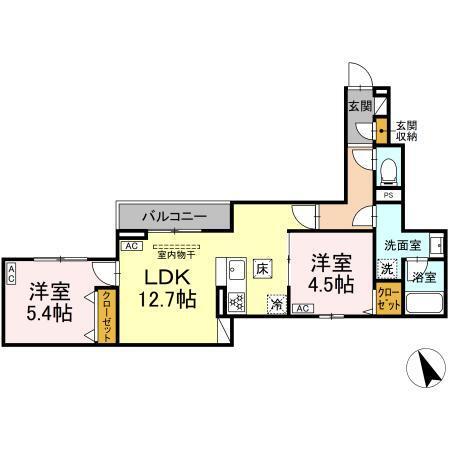 セレスティア赤羽（103） 間取り図画像