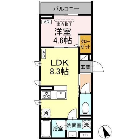 セレスティア赤羽（205） 間取り図画像