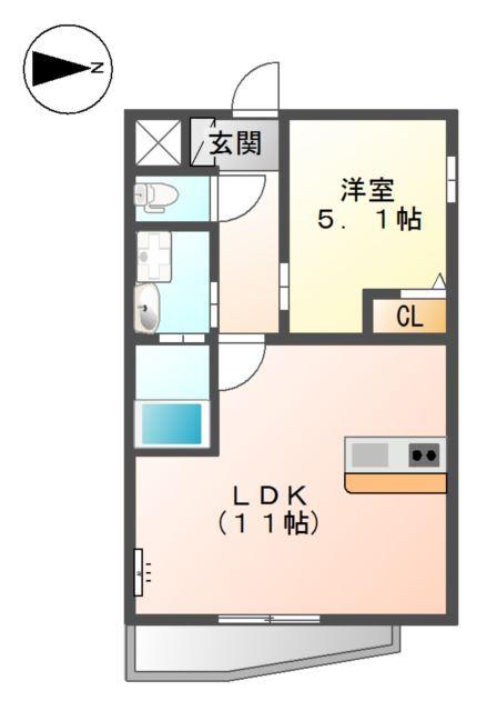 ヴェルデみなみ 間取り図画像