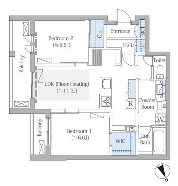 サクラガーデン武蔵小金井（303） 間取り図画像