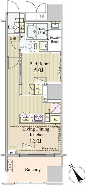 ウェンブリー表参道（605） 間取り図画像