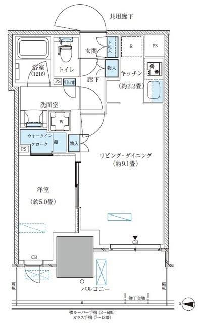 パークアクシス西大島コンフォートスクエア（1228） 間取り図画像