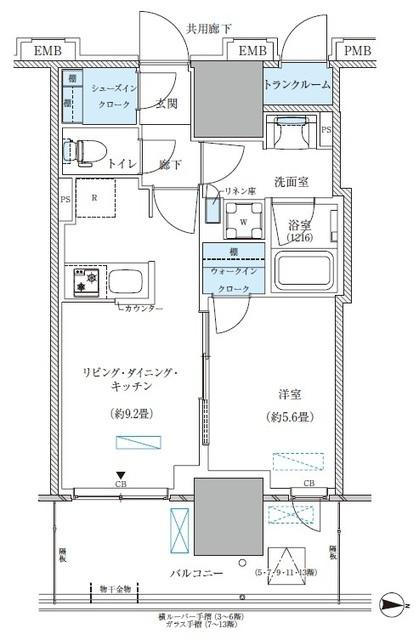 パークアクシス西大島コンフォートスクエア（525） 間取り図画像