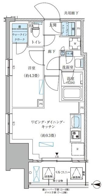 パークアクシス西大島コンフォートスクエア（527） 間取り図画像