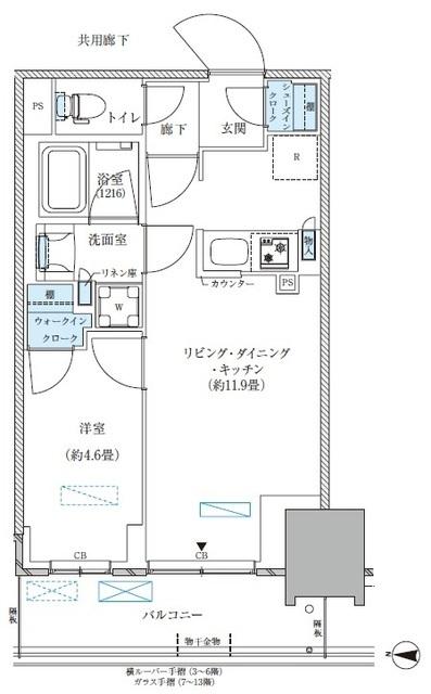 パークアクシス西大島コンフォートスクエア（529） 間取り図画像