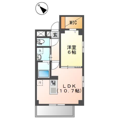 クラン　カナイⅡ 間取り図画像