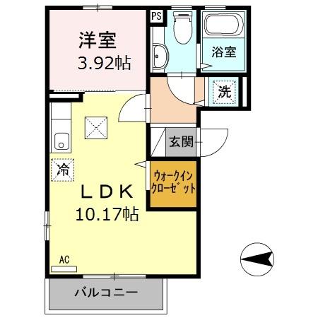 グランド ソレーユ（301） 間取り図画像