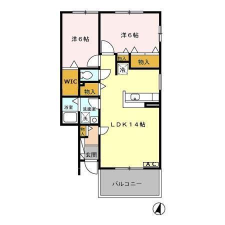 フェニックスエイト　ＡＢ（A202） 間取り図画像