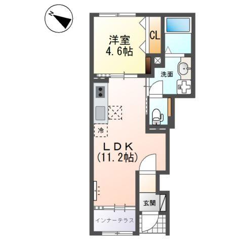 仮）八王子市弐分方町新築アパート 間取り図画像