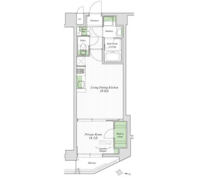 アーバネックス原宿（502） 間取り図画像