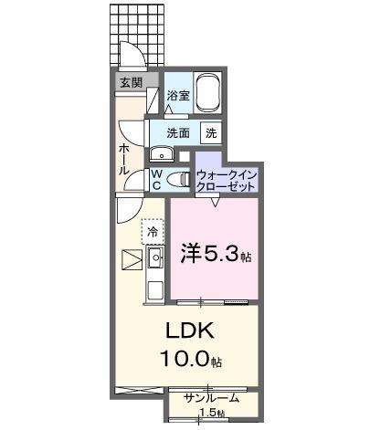 ライラック（103） 間取り図画像