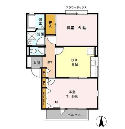 ロイヤルガーデン　ＡＢＣ（A202） 間取り図画像