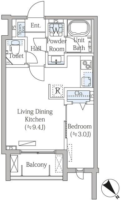 ＭＯＣＸＩＯＮ渋谷西原（101） 間取り図画像