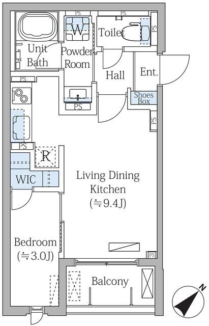 ＭＯＣＸＩＯＮ渋谷西原（203） 間取り図画像