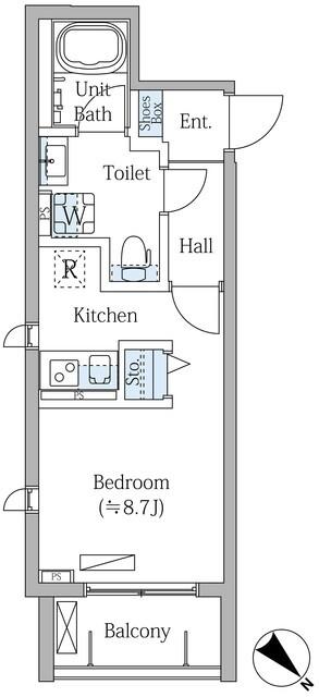 ＭＯＣＸＩＯＮ渋谷西原（301） 間取り図画像