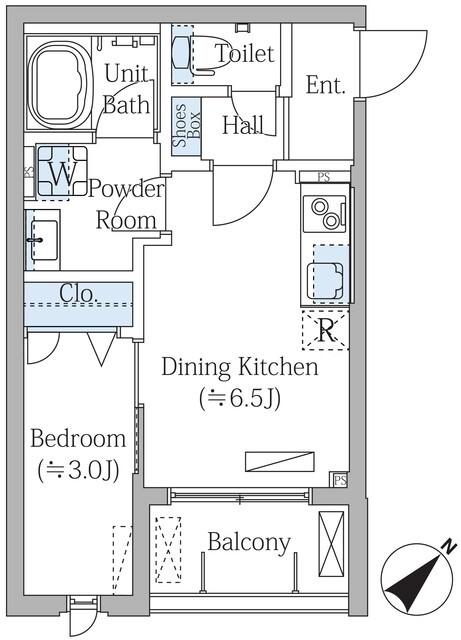 ＭＯＣＸＩＯＮ渋谷西原（303） 間取り図画像