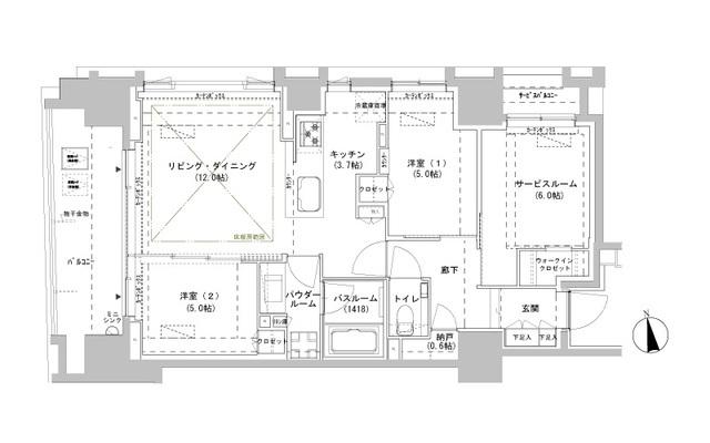  間取り図写真