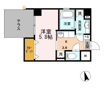 Maison Jaune（103） 間取り図画像