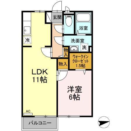クレッセントガーデン（102） 間取り図画像