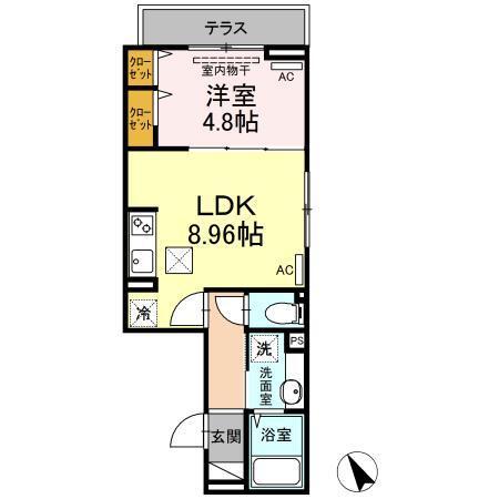 アンジュール練馬（102） 間取り図画像