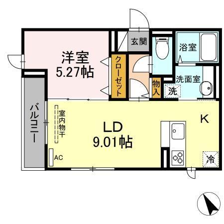 アンジュール練馬（301） 間取り図画像