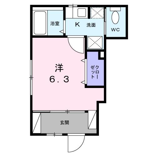 サンダーソニア（103） 間取り図画像