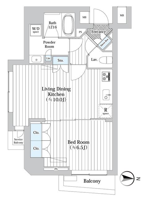 プレール・ドゥーク新宿Ｗｅｓｔ（401） 間取り図画像