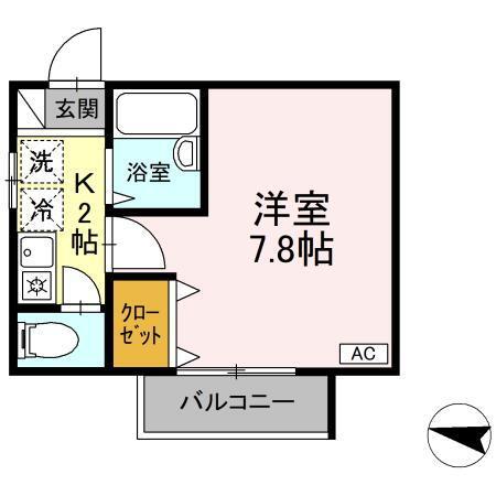 トレビュー松原（201） 間取り図画像