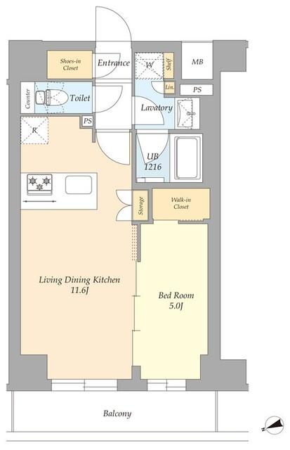 ＡＩＦＬＡＴ杉並高井戸（302） 間取り図画像