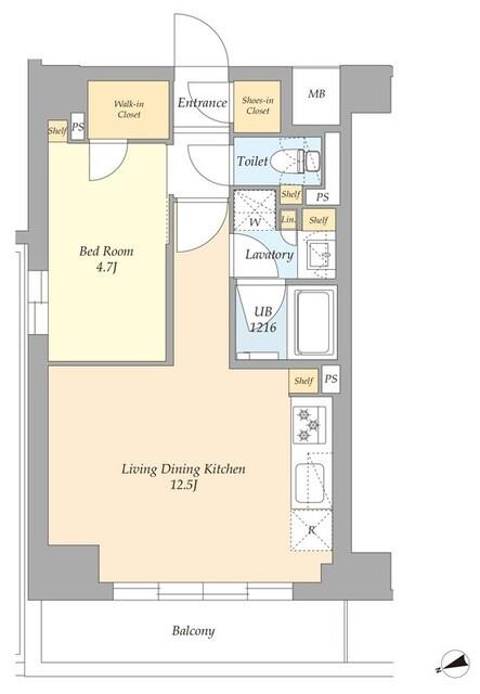 ＡＩＦＬＡＴ杉並高井戸（301） 間取り図画像