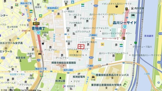 パークアクシス品川シーサイド（502） 地形図・案内図