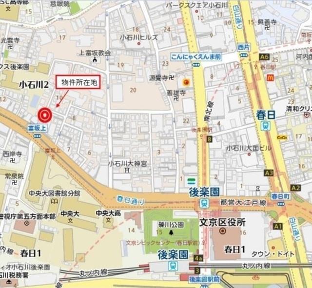 ＪＰ　ｎｏｉｅ　小石川富坂（1302） 地形図・案内図