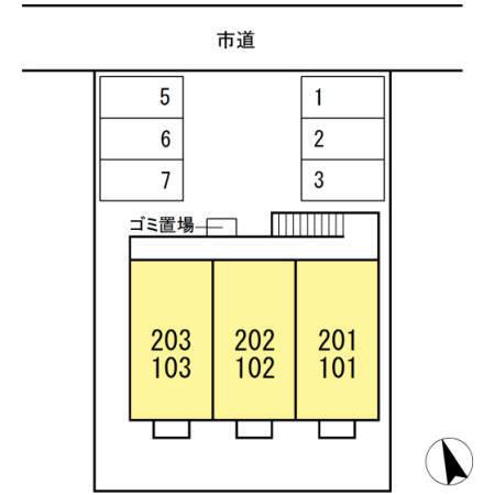 サンライト（103） 駐車場