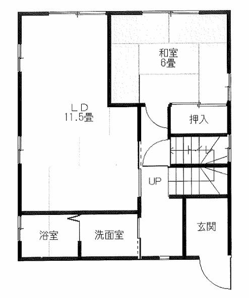 八潮市中古戸建リノベ 間取り図画像