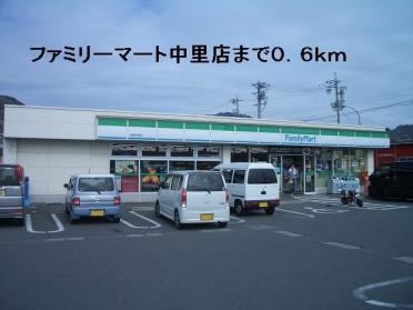 ファミリーマート中里店：600m