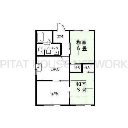 和室1部屋は洋室に変更あり