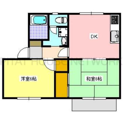 和室と洋室逆となります