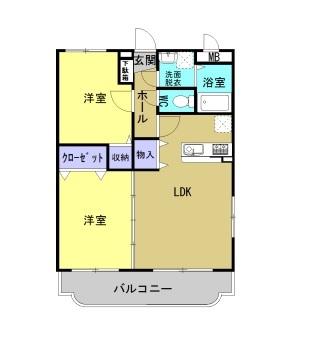 グランシャトーⅡ（301） 間取り図画像