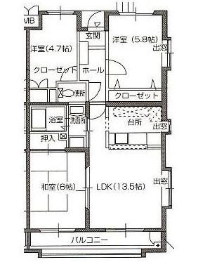 ふるさと（303） 間取り図画像