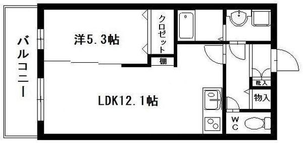 カトルパレ小石川（205） 間取り図画像