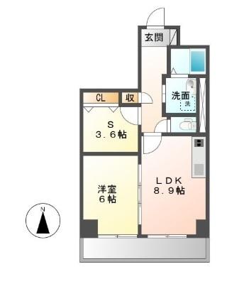 ベナレス藤枝（201） 間取り図画像