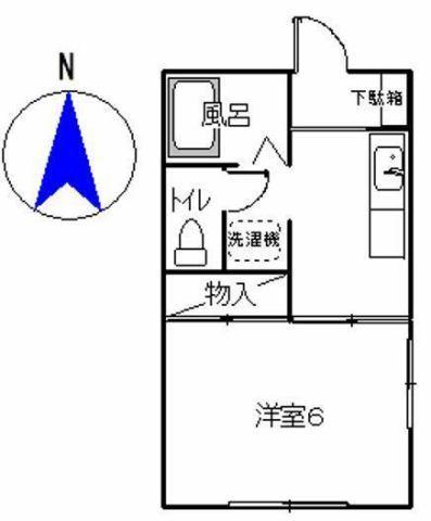 ロワール駿河台（1-B） 間取り図画像