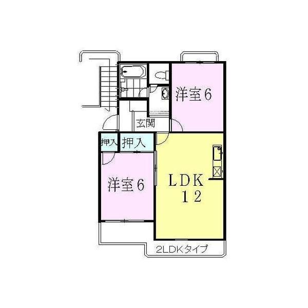 リブ（201） 間取り図画像