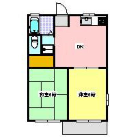サランケイＣ（201） 間取り図画像