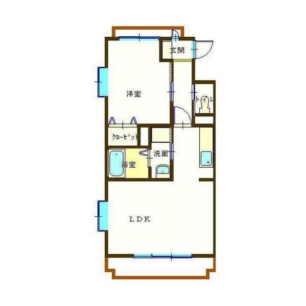 ヴィラルーチェ（105） 間取り図画像
