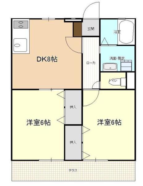 ボヌールＫ（102） 間取り図画像